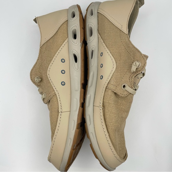 Columbia bahama vent loco relax III cream/tan boat shoes men Size 9 lightweight - Picture 10 of 11